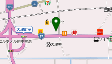 カギの大津中央の地図画像