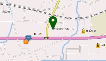 大津町 中央公民館の地図画像