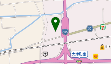 クリーニング大津ミカエル店の地図画像