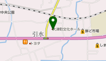 クラブおおづの地図画像