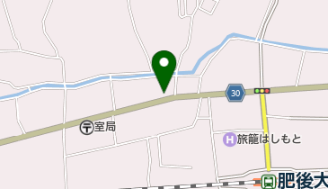 緒方酒店の地図画像