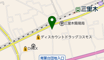 焼肉無限の地図画像