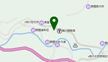 黒川温泉観光旅館協同組合の地図画像