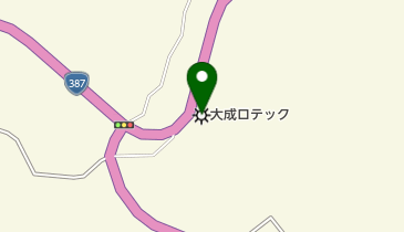 大成ロテック株式会社阿蘇合材工場の地図画像