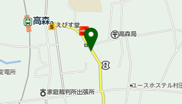 岩下衣料品店の地図画像