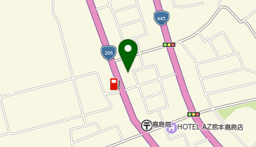 嘉島カイロ整体療院の地図画像