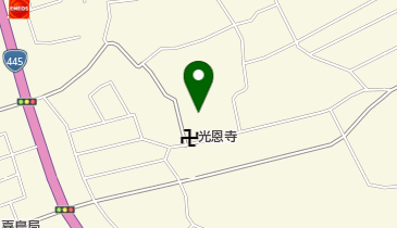 光恩寺の地図画像