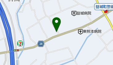 熊本ゼミナール益城校の地図画像