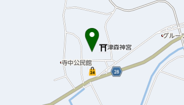 津森神宮の地図画像