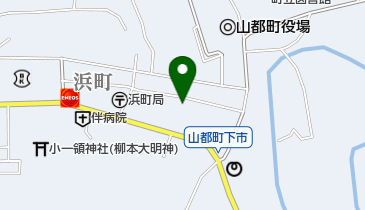 下田クリーニング店の地図画像