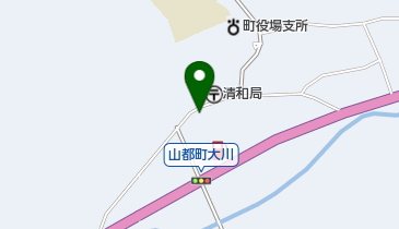 山都町商工会清和支所の地図画像