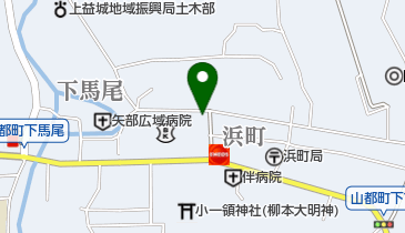 本川理容店の地図画像