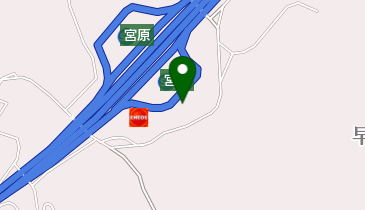 九州自動車道宮原サービスエリア 下り線インフォメーションの地図画像