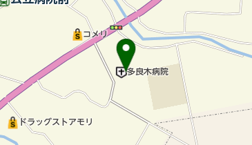 公立多良木病院介護老人保健施設シルバーエイトの地図画像