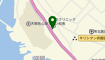 松屋クリーニング店の地図画像