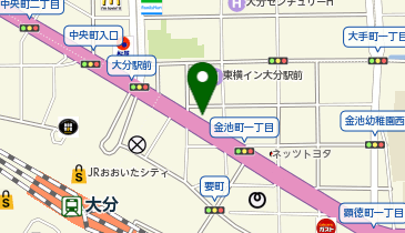 TOPPAN株式会社大分営業所の地図画像