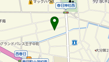 あだち宅配の地図画像