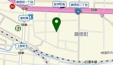 安達燃料店の地図画像