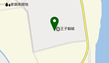 大分王子紙業株式会社 王子板紙工場食堂の地図画像