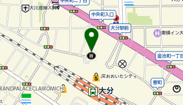 アデランス大分の地図画像
