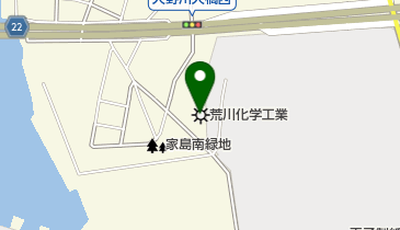 荒川化学工業株式会社鶴崎工場の地図画像