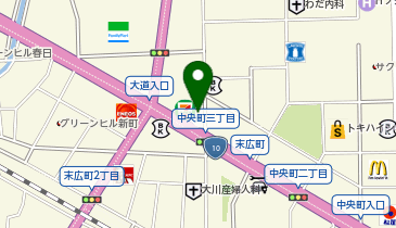 若松菓子司の地図画像