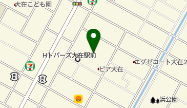 大分市 大在公民館の地図画像