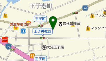 大分市 春日公民館の地図画像