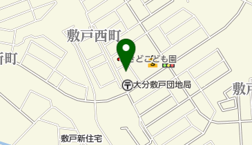 大分市 敷戸校区公民館の地図画像