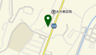 大分市 寒田校区公民館の地図画像