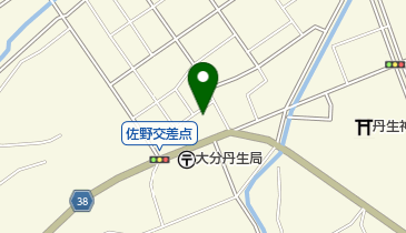 大分市 丹生公民館の地図画像