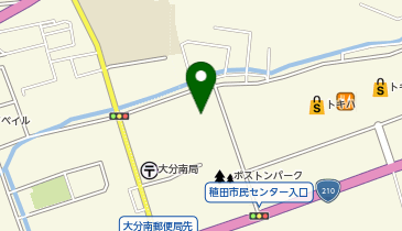 大分市 稙田公民館の地図画像