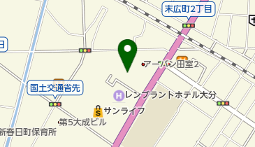 淡窓伝光霊流日本詩道会総本部の地図画像