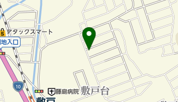 合気道大分事務局の地図画像