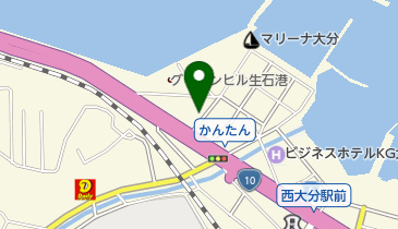大分中央療術院の地図画像