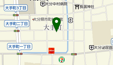 天理教大分市分教会の地図画像