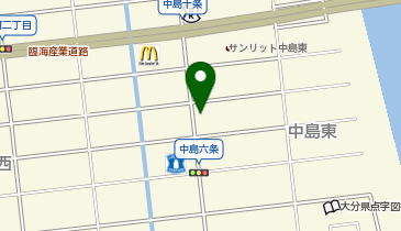 アザレ化粧品大分県販売本部の地図画像