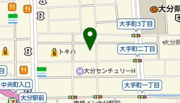 ピーチズの地図画像