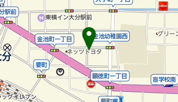 大分バス株式会社広告センターの地図画像