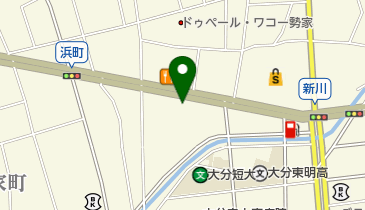 大分日産自動車株式会社 住吉店の地図画像