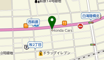 HondaCars大分 萩原店の地図画像
