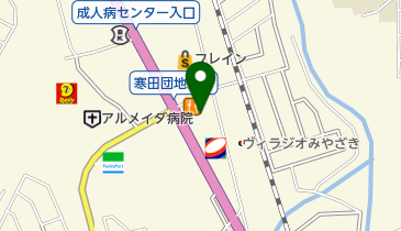 日産プリンス大分販売株式会社 宮崎店の地図画像