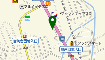 有限会社大分メディアソウケンの地図画像