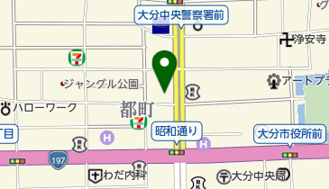 株式会社帝国データバンク大分支店の地図画像