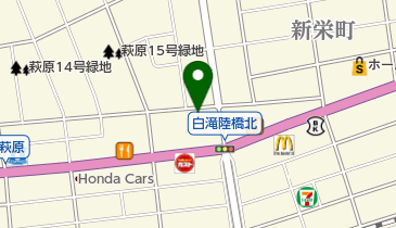 スーパーはぎわらの地図画像
