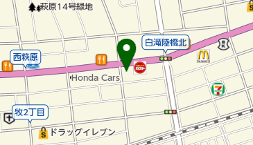 寿司めいじん 牧店の地図画像