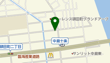 有限会社花咲の地図画像
