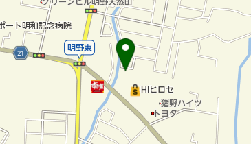から揚ショップきづの地図画像