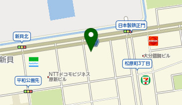 日産プリンス大分販売株式会社 レッドスピリット新日鐵前店の地図画像