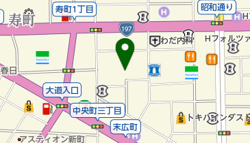 牧時計店の地図画像